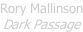 Rory Mallinson Dark Passage